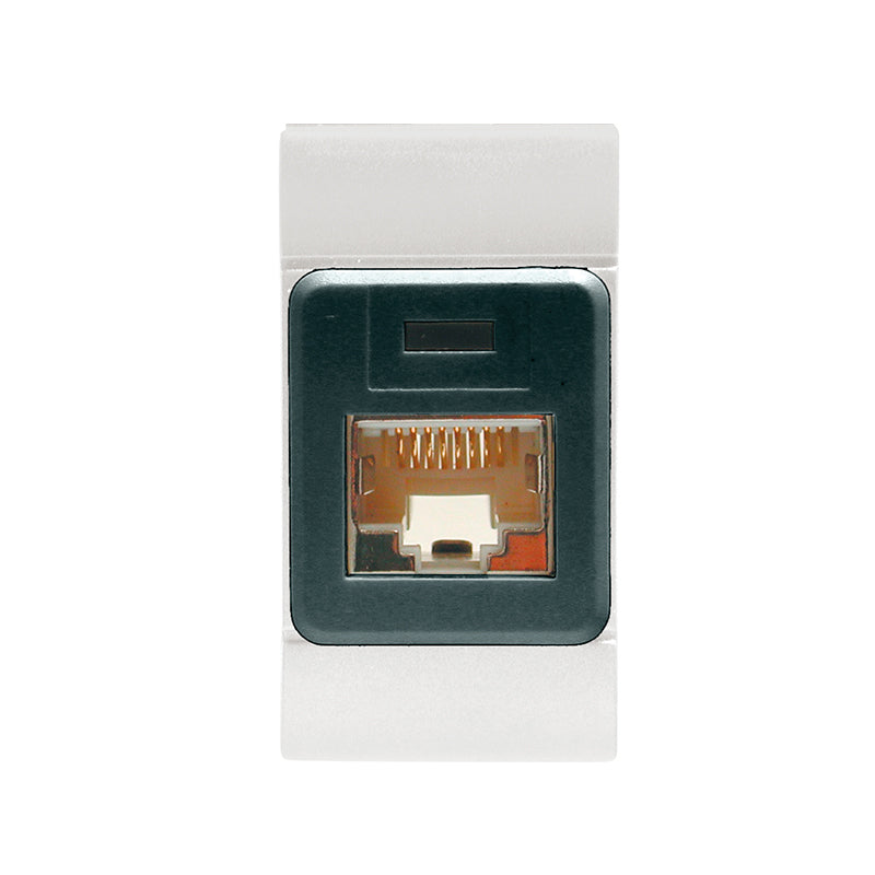 TOMA RJ45 CAT.6 APANTALLADA GRIS