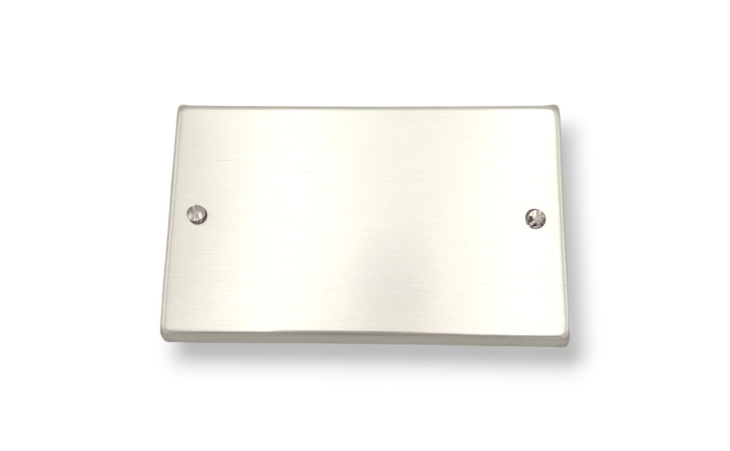 PLACA CIEGA CON TORNILLOS ALUMINIO ANODIZADO