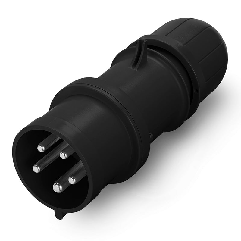 ENCHUFE MACHO VOLANTE 3P+N+T IP44/54 32A 6h 346-415V NGRO.