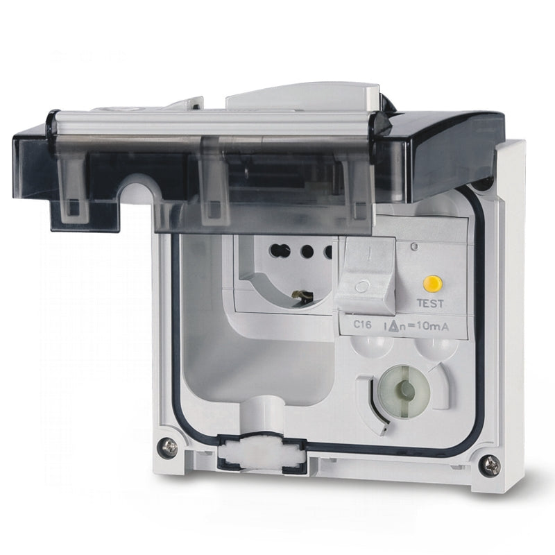 BASE DOM. C/ENCLAV. 2P+T IP56