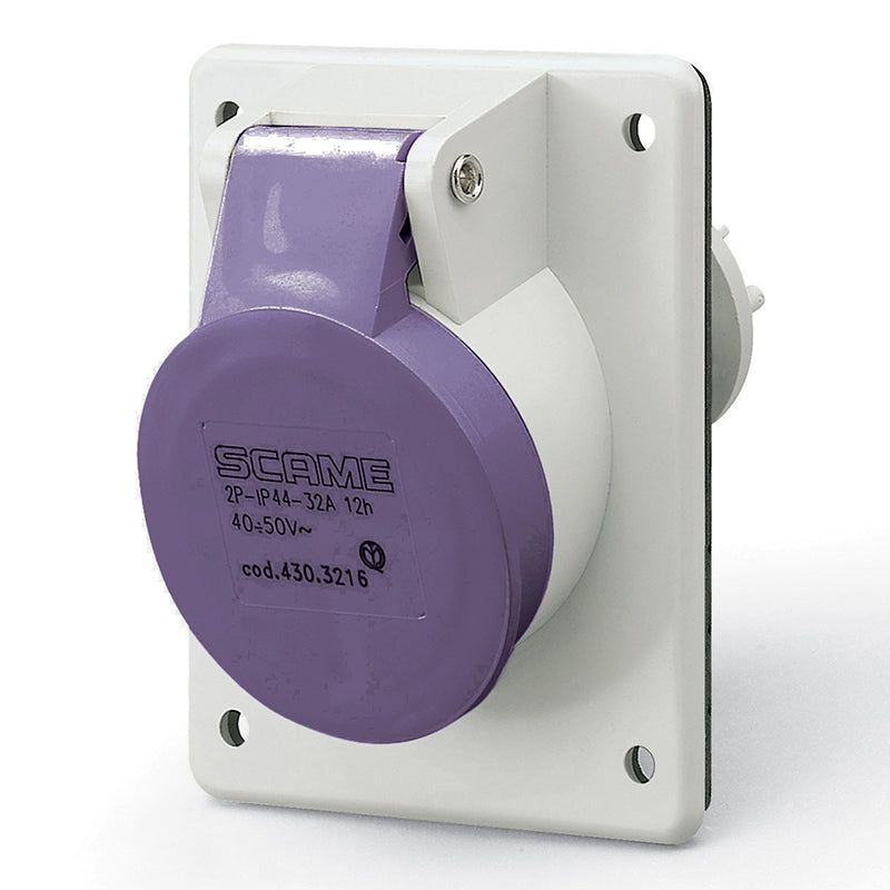 BASE 2P IP44 16A 20-25V AC 50Hz 60Hz