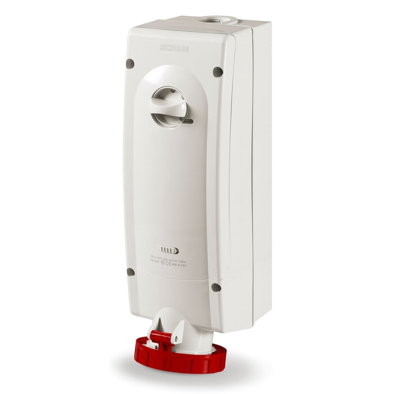TOMAS CON BLOQUEO Y DISPOSITIVO DE ENCLAVAMIENTO 3P+N+T 63A 346-415V IP66/67 COMPACTA SIN BASE PORTAFUSIBLES, SERIE ADVANCE2