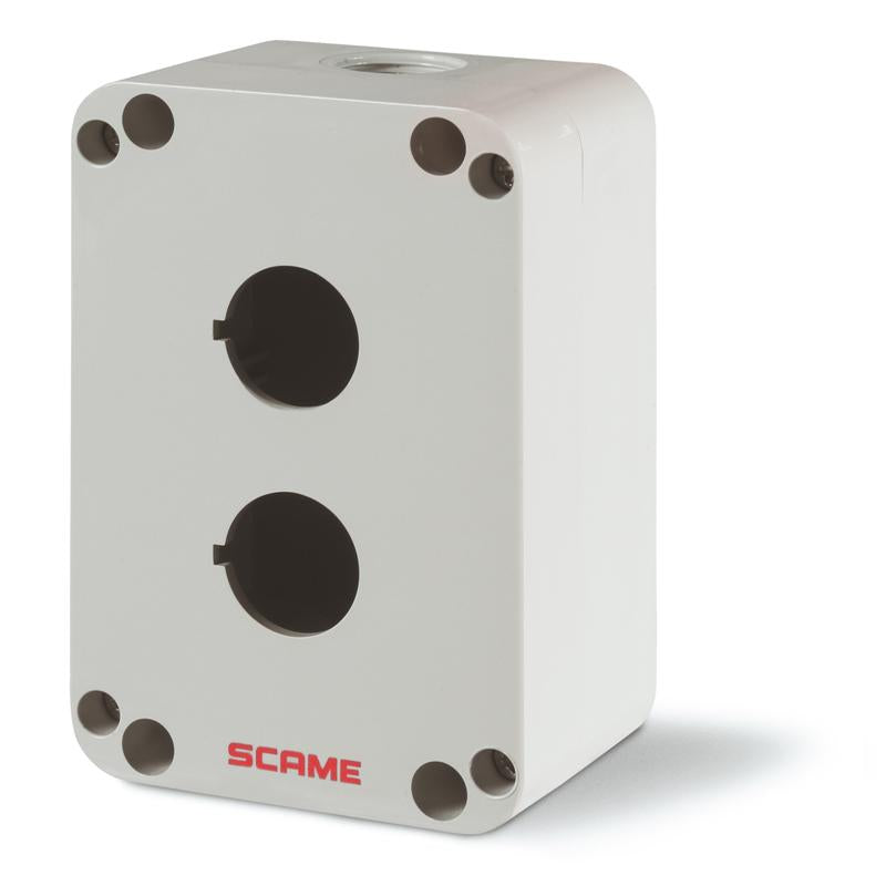 CAJA IP65 POLIMERO 2 PUESTO 22mm SERIE TOP22