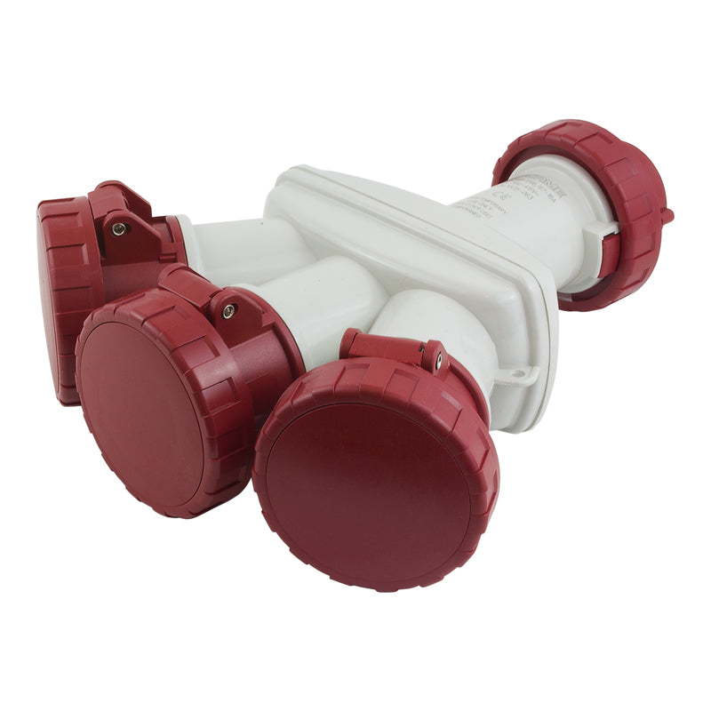 ADAPTADOR MULTIPLE 3P+T 16A IP66/67 400V AC