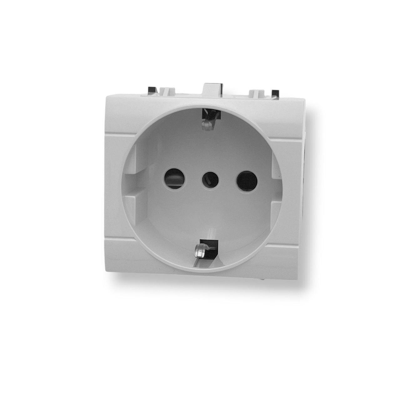 MOD. SCHUKO 2P+T 16A  220- 250V AC  GRIS