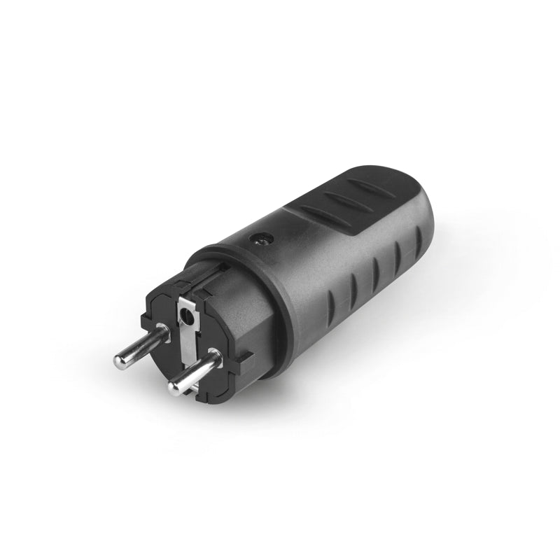 ENCHUFE VOLANTE SCHUKO DE  GOMA 2P+T 16A  220- 250V AC