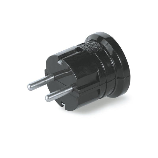 ENCHUFE MACHO SCHUKO 2P+T 16A  220- 250V AC NEGRO