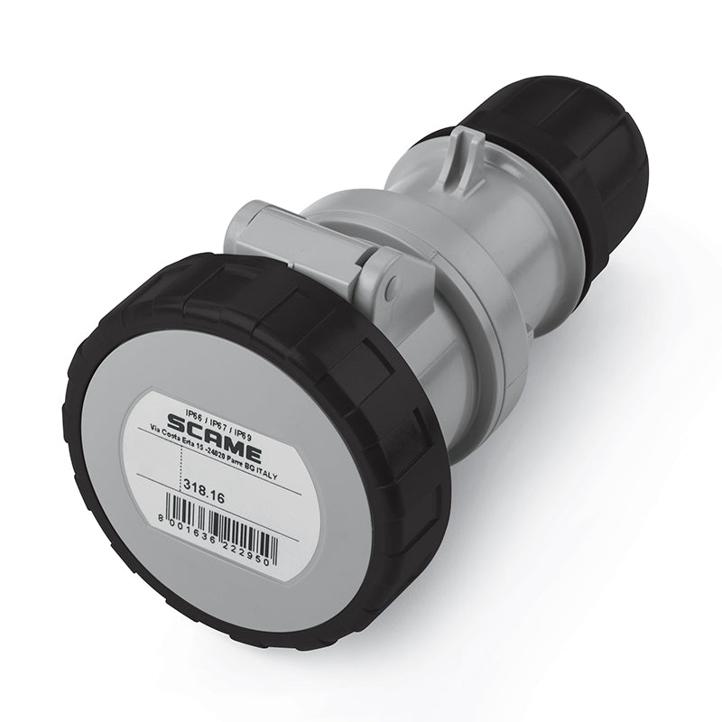 ENCHUFE HEMBRA VOLANTE  3P+T IP66/67/69 16A 5H 346-415V