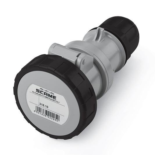 ENCHUFE HEMBRA VOLANTE  3P+T IP66/67/69 16A 5H 346-415V