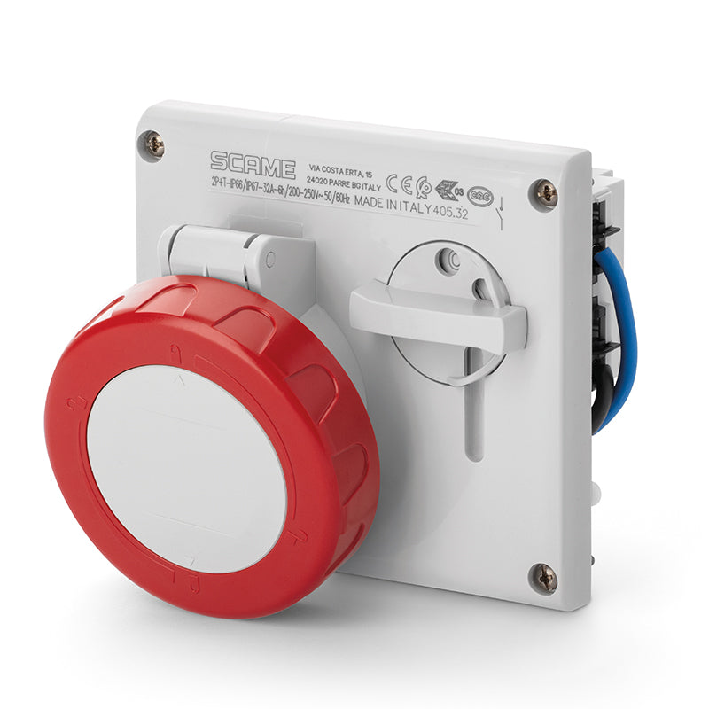 BASE ENCLAV. MEC.3P+N+T IP67 16A 6H