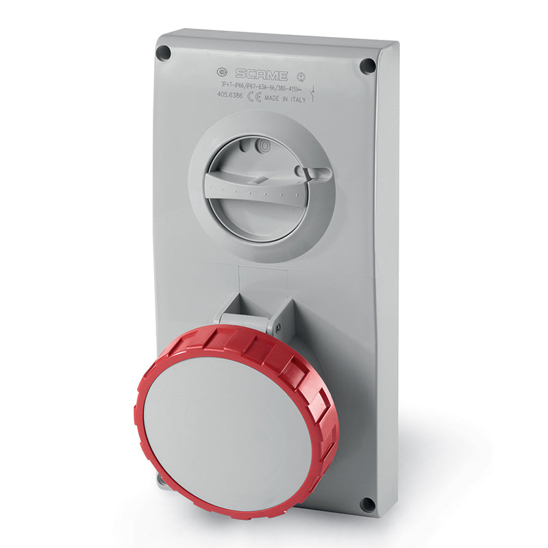 BASE ENCLAV. MEC. 3P+N+T IP66/67 63A 6H