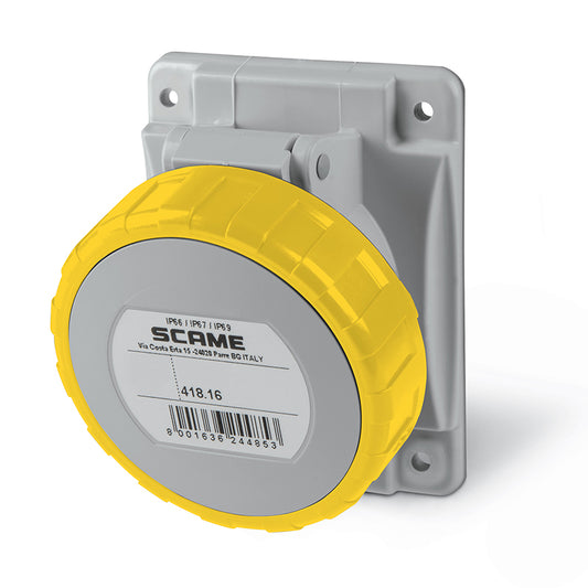 ENCH. HBRA EMPOTRAR 2P+T IP66/67/69 16A 4H 110VOLT