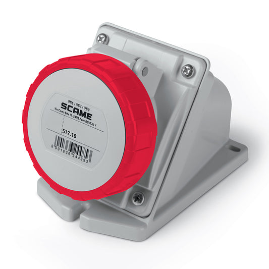 ENCHUFE HEMBRA S/PUESTA 3P+N+T IP66/67/69 16A 6h 346-415V AC 50Hz