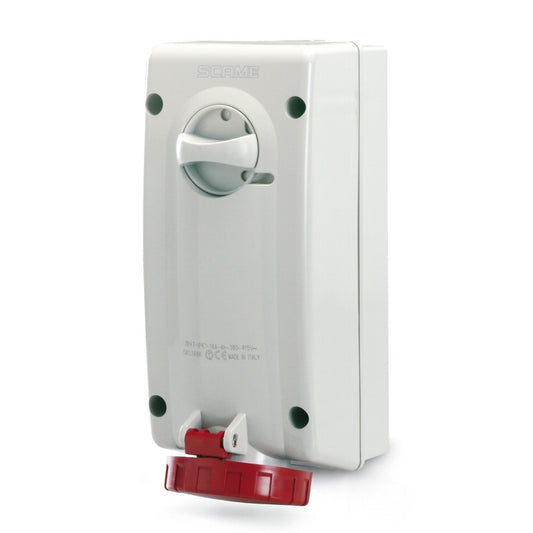 TOMAS CON BLOQUEO Y DISPOSITIVO DE ENCLAVAMIENTO 3P+T 32A 380-415V IP66/67 COMPACTA SIN BASE PORTAFUSIBLES, SERIE ADVANCE2