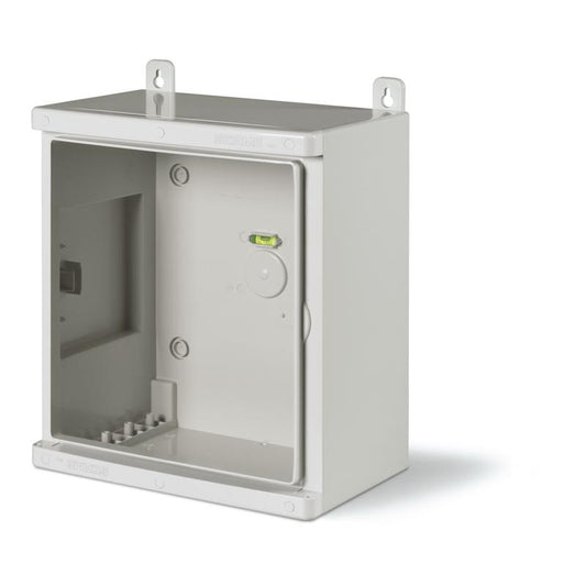 GABINETE SERIE EASYBOX BASE TIPO1 DE ALEACION TERMOPLASTICO ( VALOX) 370X320X210mm IK10, 12 A 24 DIN