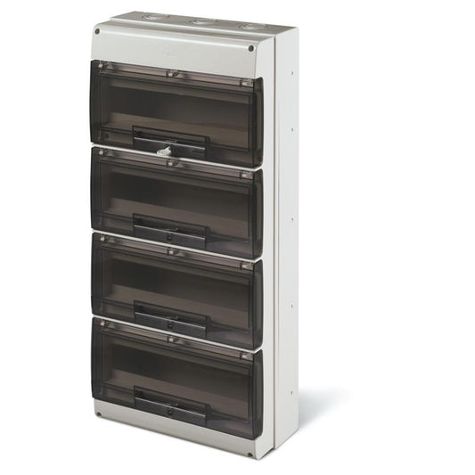 TABLERO SERIE DOMINO IP66, CUADRO DE DISTRIBUCION 64 MODULOS DIN CON BORNES M700 700x328x140