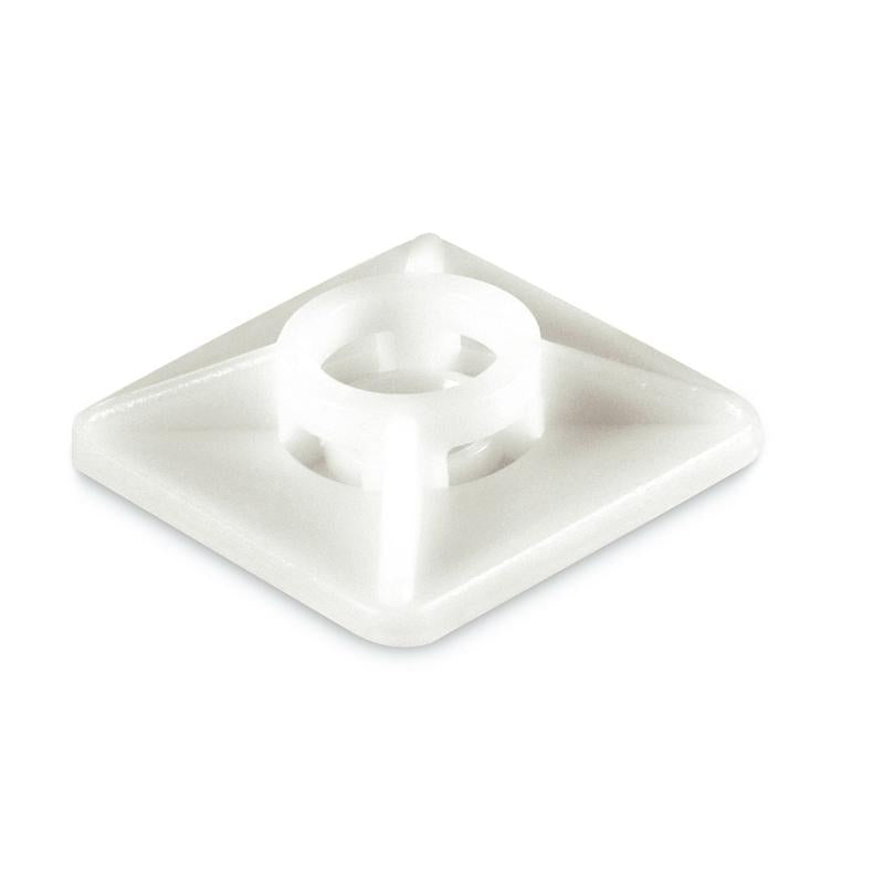 BASE PARA AMARRA SOPORTE AUTOADHESIVO 28,5x28,5mm, MAX. ANCHO DE AMRRA 4,8mm